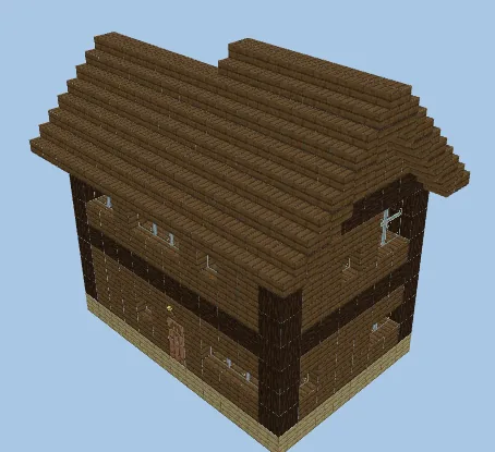 1990s Style Family Home Minecraft schematic preview