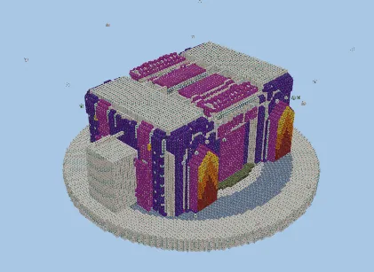 1v1 Garden Arena Minecraft schematic