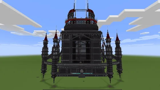 360 Ender Pearl Teleport Cannon Minecraft schematic