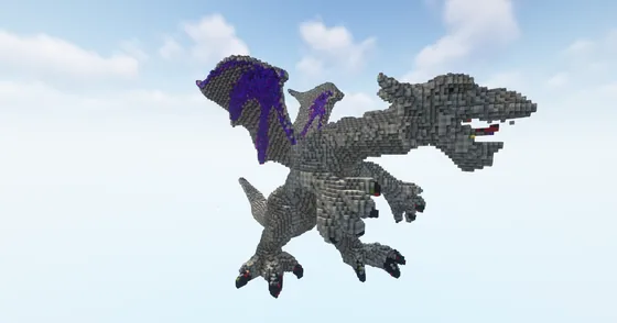 3D Dragon Spike Fantasy Structure Minecraft Schematic Minecraft schematic