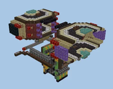 6x6 Double Coastal Door Minecraft schematic preview