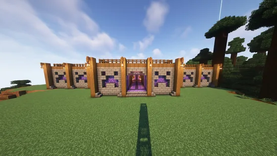 96 Sorter Storage with Shulker Unloader Minecraft schematic