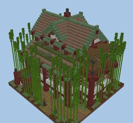 Acacia Copper Savanna House Minecraft schematic preview