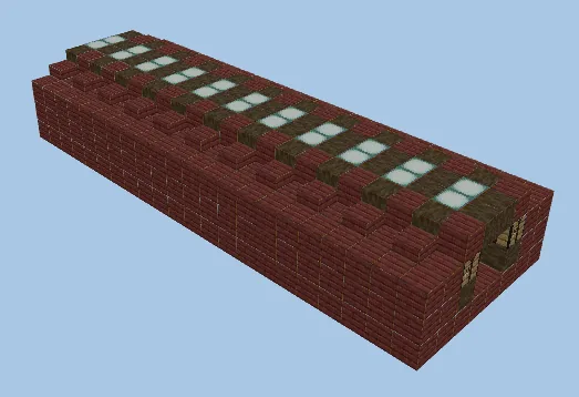 Adjustable Villager Trading Hall Design Minecraft schematic preview