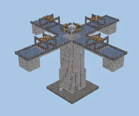 Advanced Iron Farm Minecraft schematic preview
