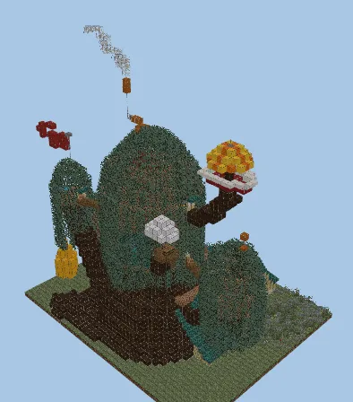 Adventure Time Cartoon House Minecraft schematic