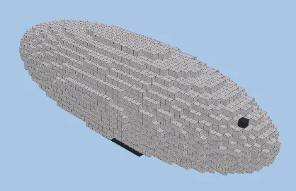 Airship Zeppelin Design Minecraft schematic