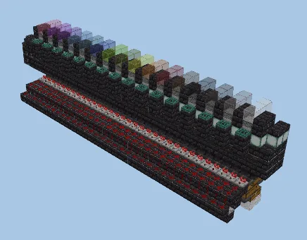 All Color Sheep Farm Schematic Minecraft schematic