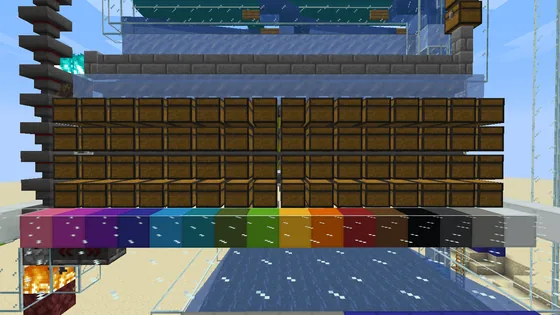 Automatic All Minecraft Dyes Farm Minecraft schematic