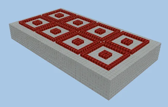 Redstone Farm For Starting Players Minecraft schematic preview