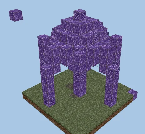 Amethyst Decorative Tree Minecraft schematic preview