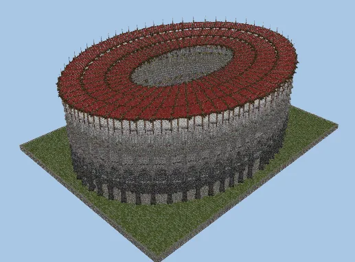 Ancient Colosseum Structure Minecraft schematic
