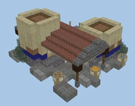 Ancient Greek Barn Structure Minecraft schematic