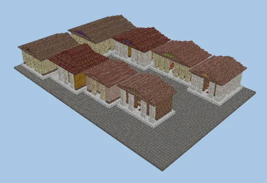 Ancient Greek Roman Temple Build Minecraft schematic preview