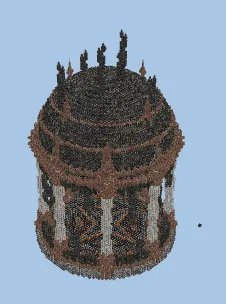 Ancient Greek Temple Shrine Minecraft schematic