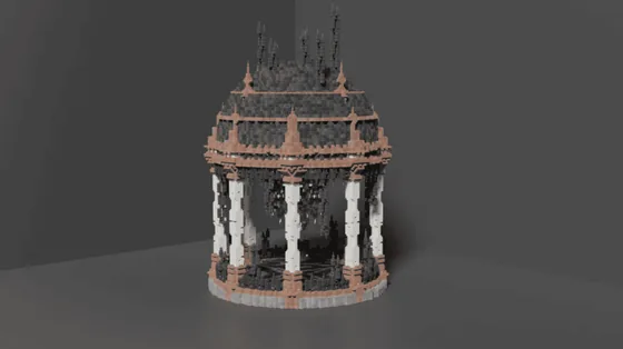 Ancient Greek Temple Shrine Minecraft schematic