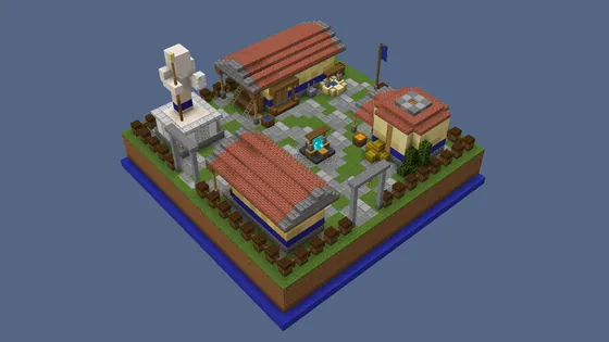 Ancient Greek Village Minecraft schematic