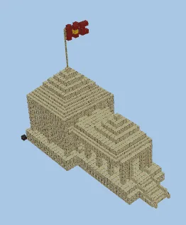 Ancient Hindu Temple Structure Minecraft schematic