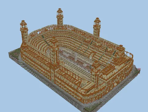 Ancient Hippodrome Arena Minecraft schematic