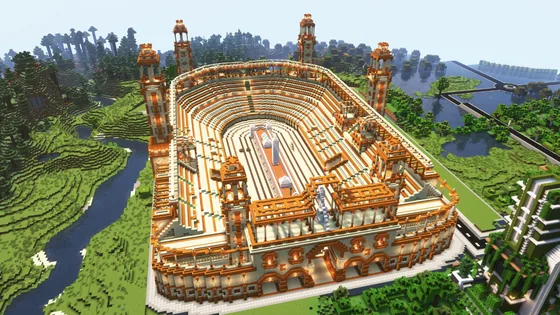 Ancient Hippodrome Arena Minecraft schematic