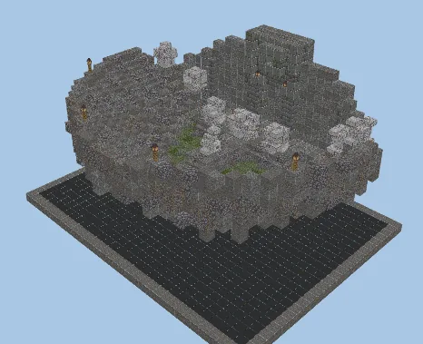Ancient Mayan Amphitheater Structure Minecraft schematic preview