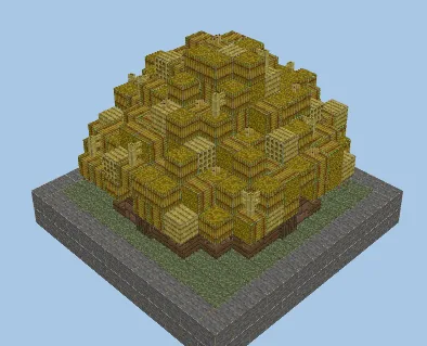 Ancient Mayan House 3 Structure Minecraft schematic preview