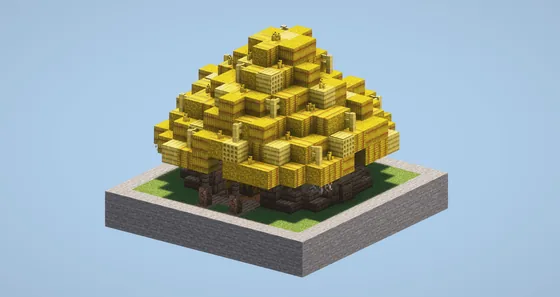 Ancient Mayan House 3 Structure Minecraft schematic
