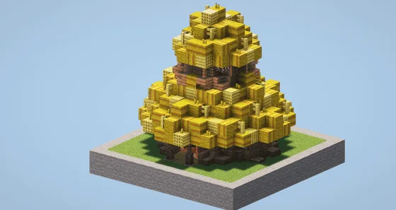Ancient Mayan House Minecraft schematic