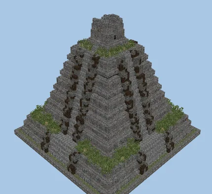 Ancient Mayan Pyramid Temple Minecraft schematic