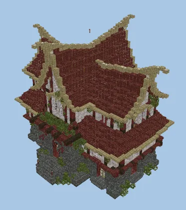 Ancient Overgrown Stone Manor Minecraft schematic preview