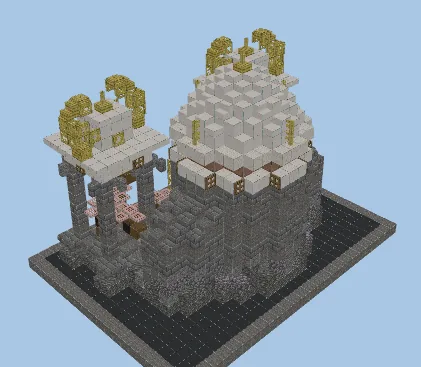 Ancient Roman Temple of Janus Minecraft schematic preview