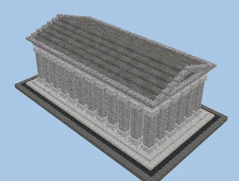 Ancient Roman Temple Of Neptune Minecraft schematic preview