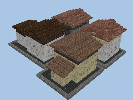 Ancient Roman Temples Structure Minecraft schematic