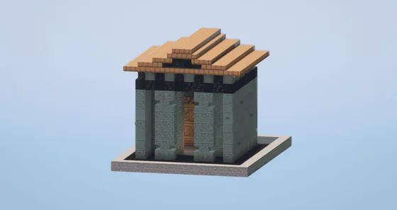 Ancient Roman Temples Structure Minecraft schematic
