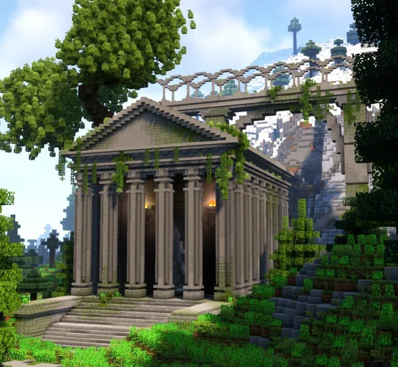 Ancient Temple Structure Minecraft schematic