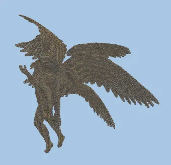Angel Statue Minecraft schematic preview