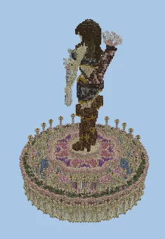 Archer Statue of Kylia Wynstone Minecraft schematic preview