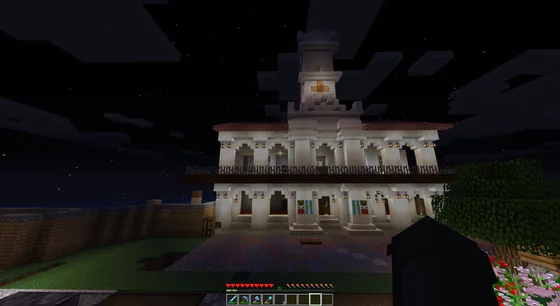 Argentine Cabildo Facade and Interior Minecraft schematic