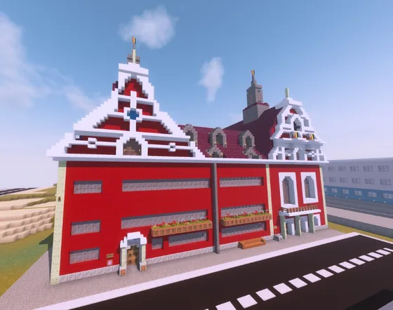 Arnstadt Town Hall Structure Minecraft schematic