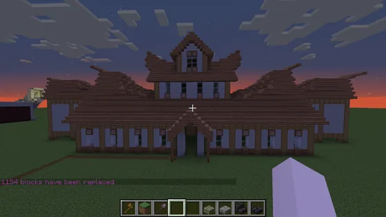 Asian Mansion And Market Minecraft schematic