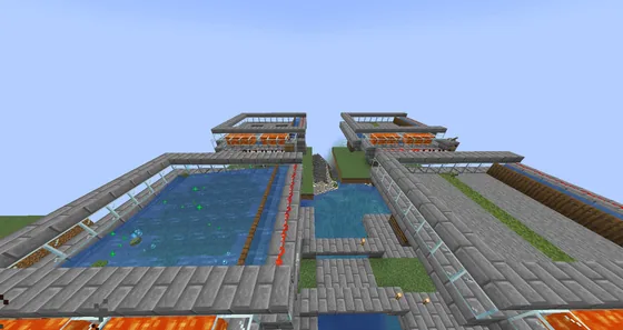 Automated Bone Meal Farm Minecraft schematic