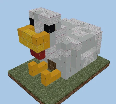 Automated Chicken Farm Minecraft schematic preview