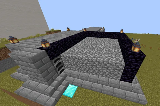 Cobblestone Generator - 2364 Blocks Minecraft schematic
