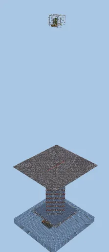 Automated Creeper Farm Minecraft schematic preview