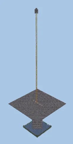 Automated Mob Farm with Item Sorter Minecraft schematic preview