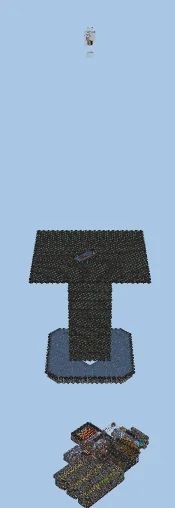 Automated Mob Grinder with Sugar Cane Farm and Rocket Crafter Minecraft schematic