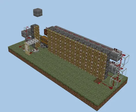 Automated Sapling Planter Tree Farm Minecraft schematic