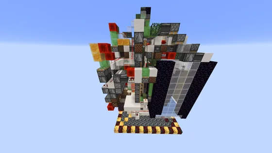 Automated Six-Wood Lumber Farm Minecraft schematic