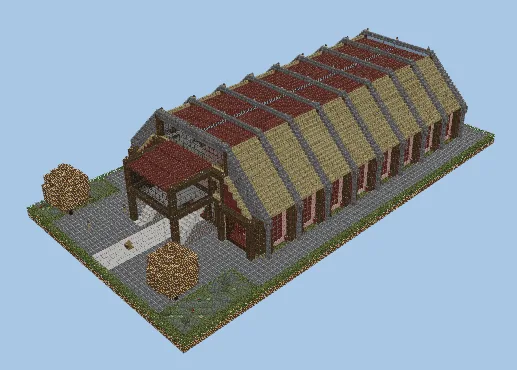 Automated Storage Building Minecraft schematic preview
