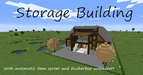 Automated Storage Building Minecraft schematic